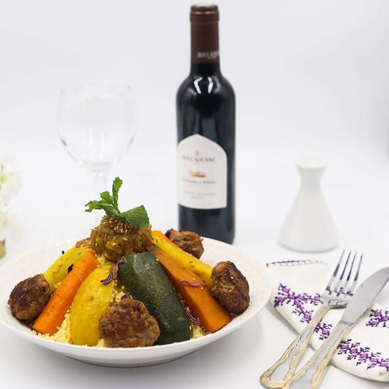 Couscous boulette kefta